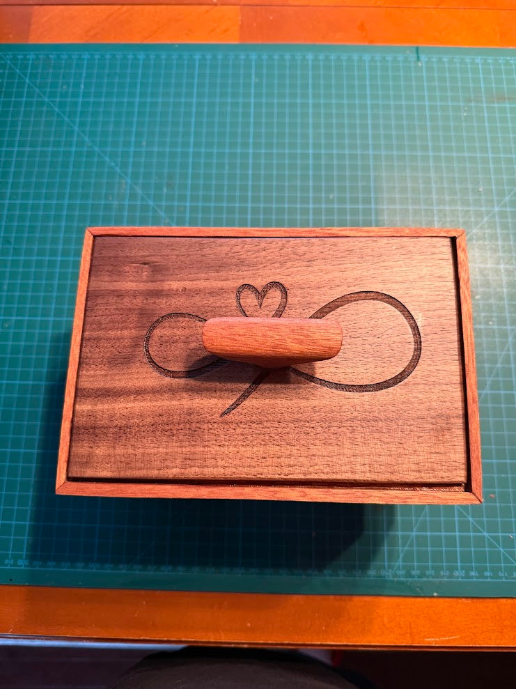 The "Infinity Love" Keepsake Box: Handcrafted Heirloom Quality
