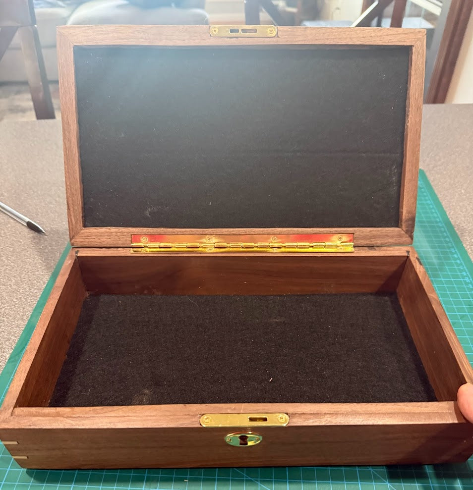 The "Executive Reserve" Walnut Keepsake Box