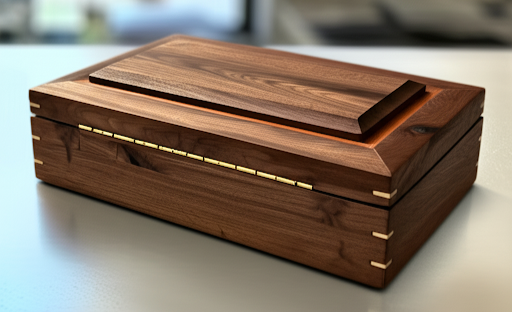 The "Executive Reserve" Walnut Keepsake Box