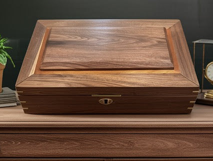 The "Executive Reserve" Walnut Keepsake Box