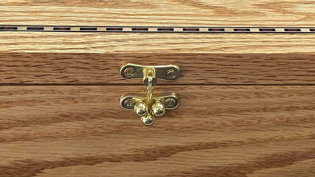 The "Craftsman's Vault" Oak Keepsake Box