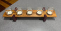 Exotic Wood Candelabra: Mahogany & Purple Heart Centerpiece